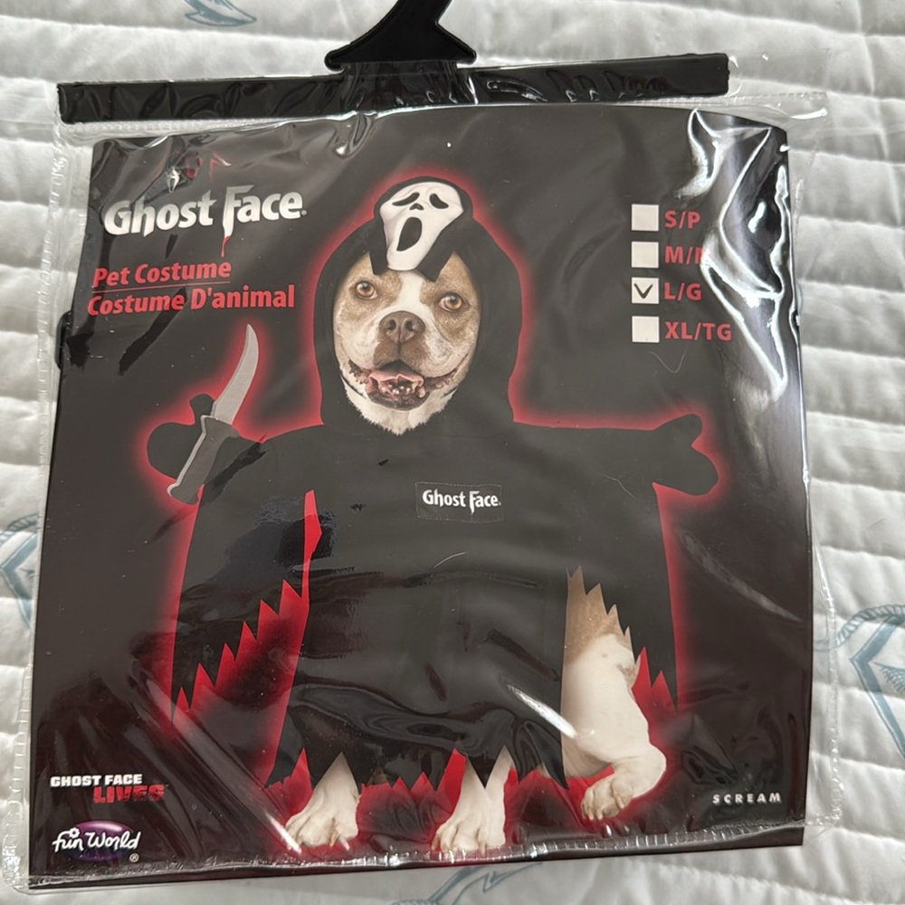 Ghostface pet costume - Picture 3 of 4